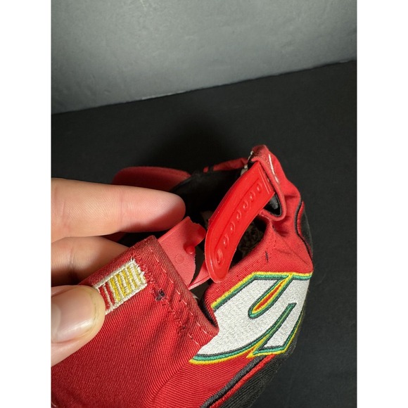 Vintage Chase Authentics Kelloggs Racing Hat Cap Black Red‎ Snapback Adjust READ - Picture 6 of 6